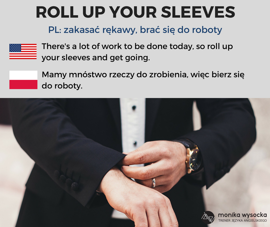 Roll up your sleeves.